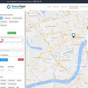 JomDirectory - Live Map Search 