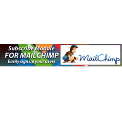 Subscribe through MailChimp 
