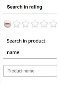 Advance Product Filter For Virtuemart 