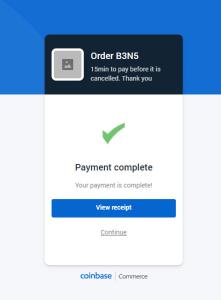 Coinbase Commerce Cryptocurrencies Payment for Hikashop and Virtuemart 