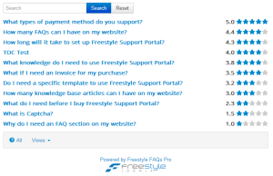 Freestyle FAQs Pro 