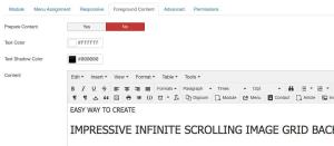 Geek Infinite Scrolling Image Grid 