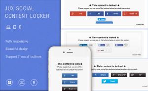 JUX Social Content Locker 