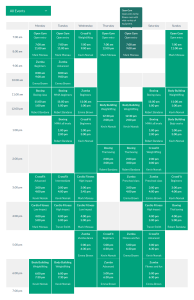 Timetable Responsive Schedule For Joomla 
